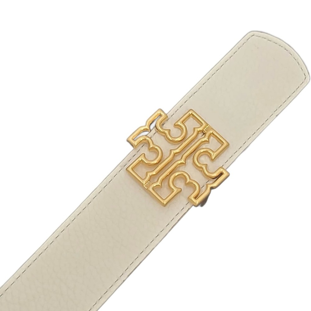 Tory Burch belt — white (NWOT)